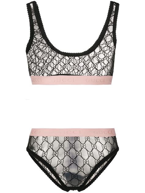 gucci tulle jacquard bra set|Gucci Tulle Jacquard Bra Set .